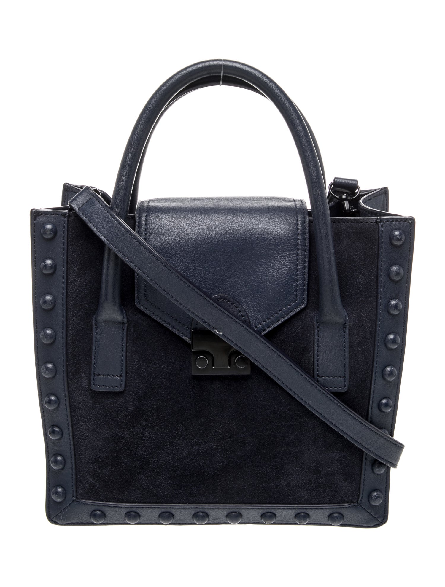 Loeffler Randall Leather Top Handle Bag