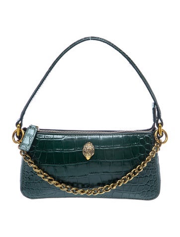 Embossed Leather Top Handle Bag
