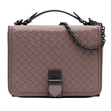 Leather Small Nappa Intrecciato Runway Shoulder Bag