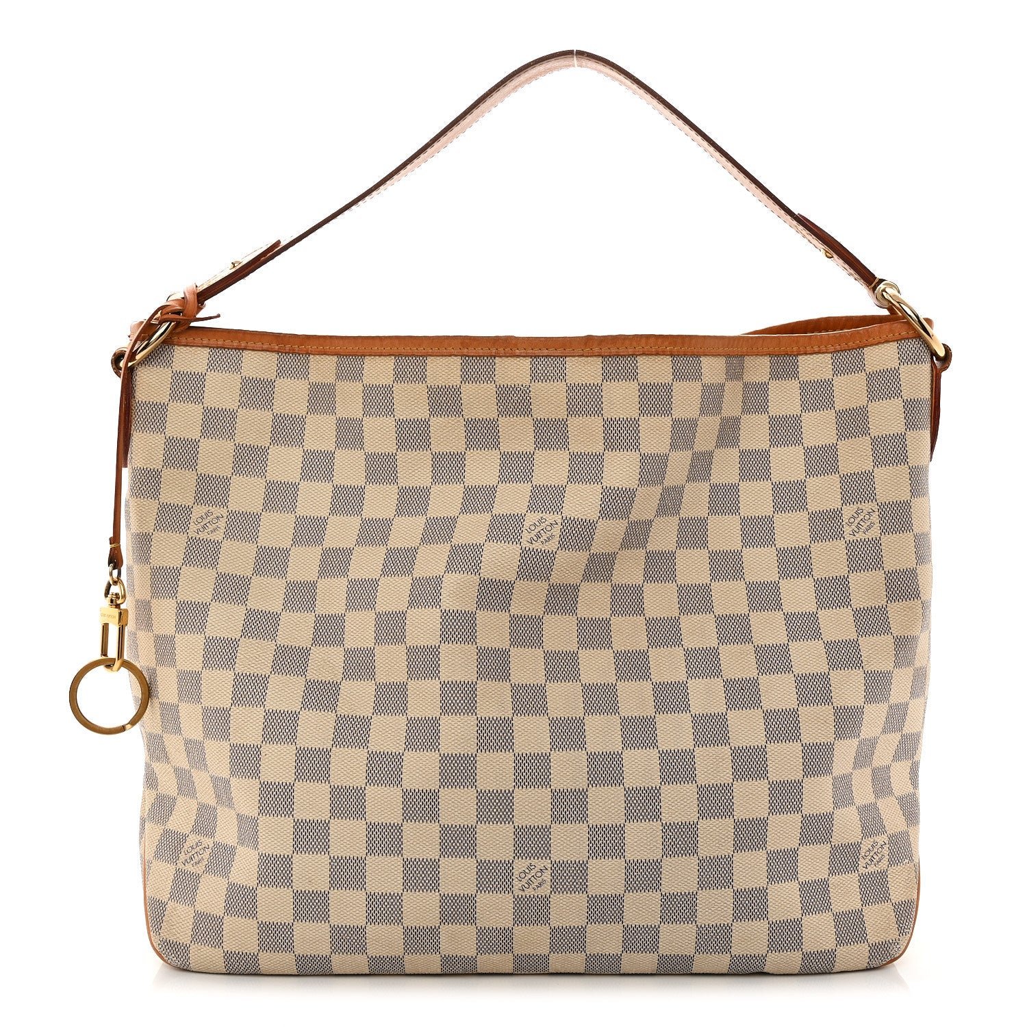 Louis Vuitton Louis Vuitton Damier Azur Delightful MM Rose Ballerine