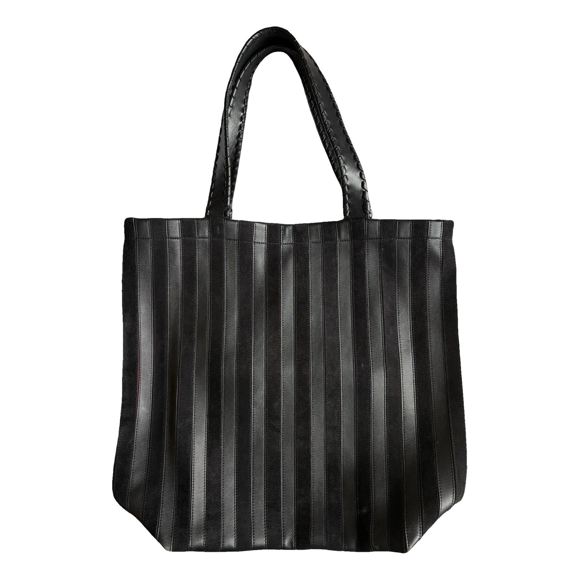 Leather tote