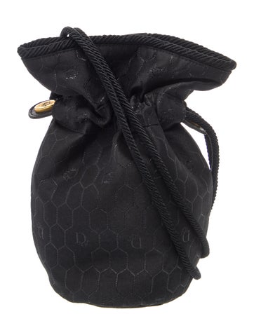 Honeycomb Drawstring Pouch Bag Mini Vintage