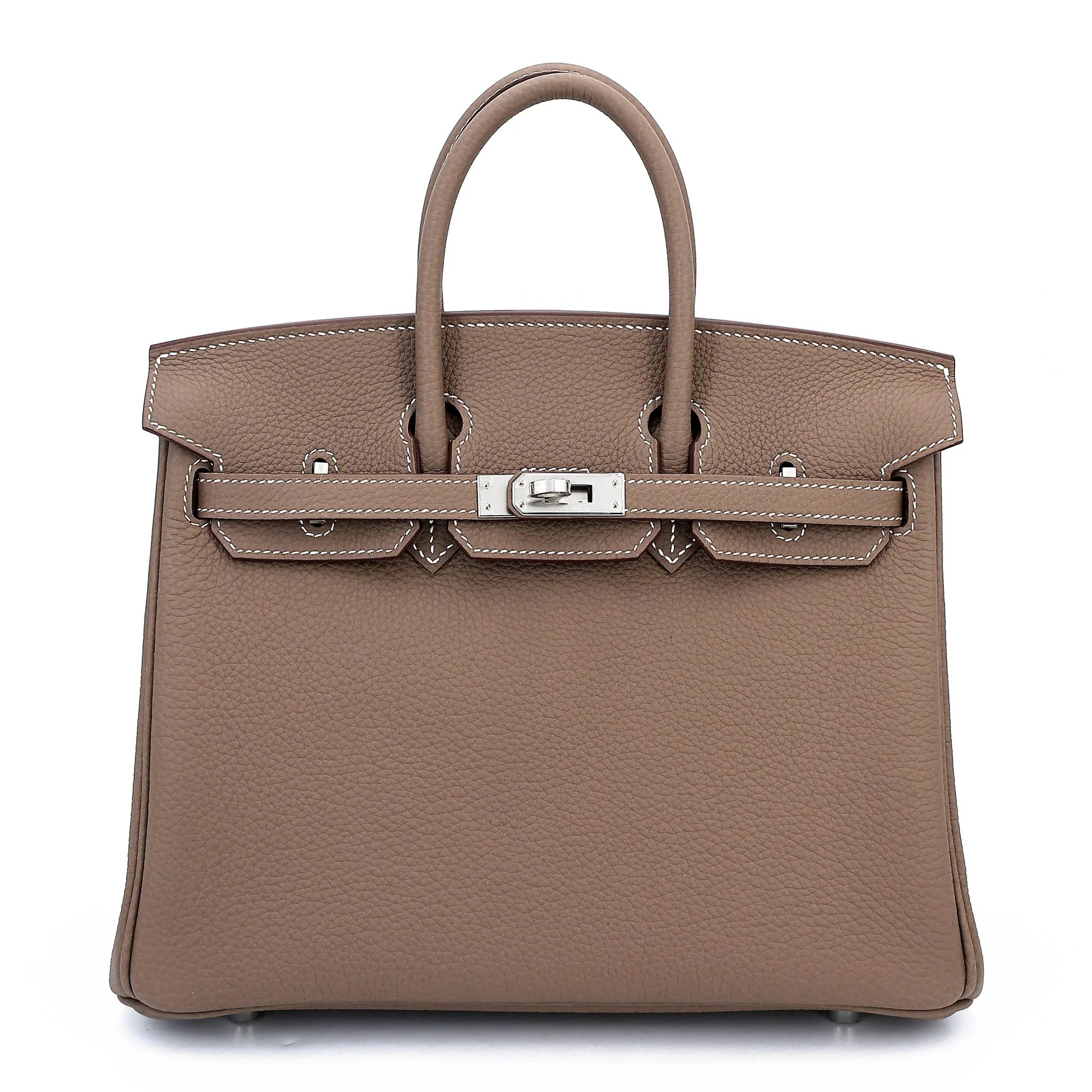 Brand New ( Rank N ) HERMÈS Birkin 25 Etoupe (18) Togo Palladium hardware G (2026)