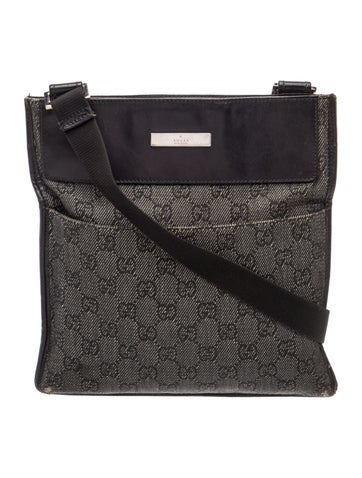 GG Denim Crossbody Bag