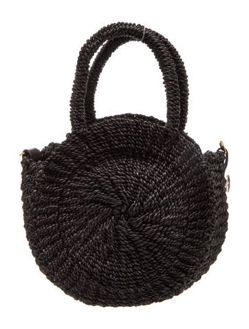 Straw Top Handle Bag