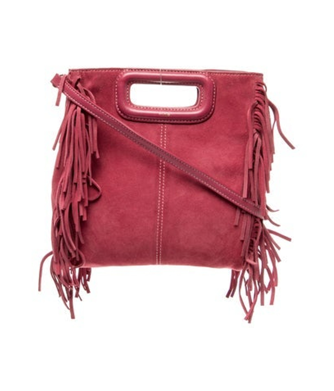 Maje Suede Crossbody Bag