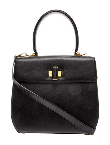 Ferragamo Leather Top Handle Bag