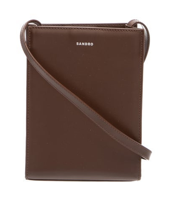 Sandro Leather Crossbody Bag