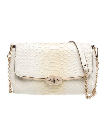 Embossed Leather Crossbody Bag