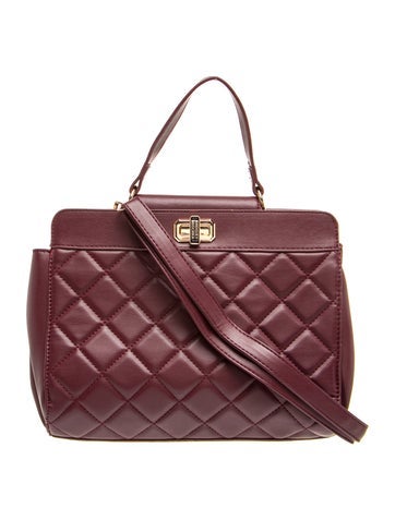 Leather Top Handle Bag w/ Tags