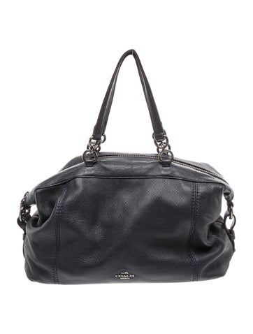 Coach Leather Top Handle Bag