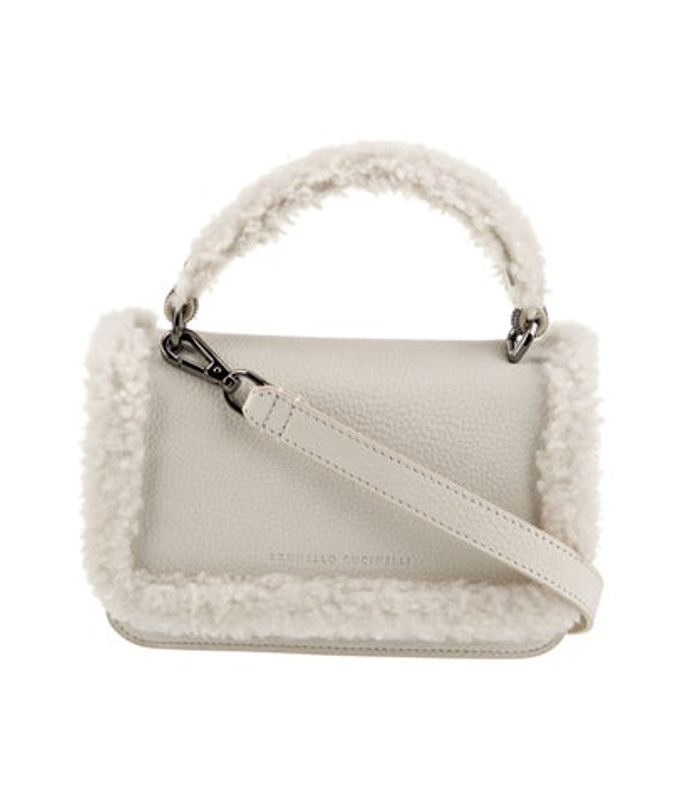 Brunello Cucinelli Cucinelli Leather Top Handle Bag