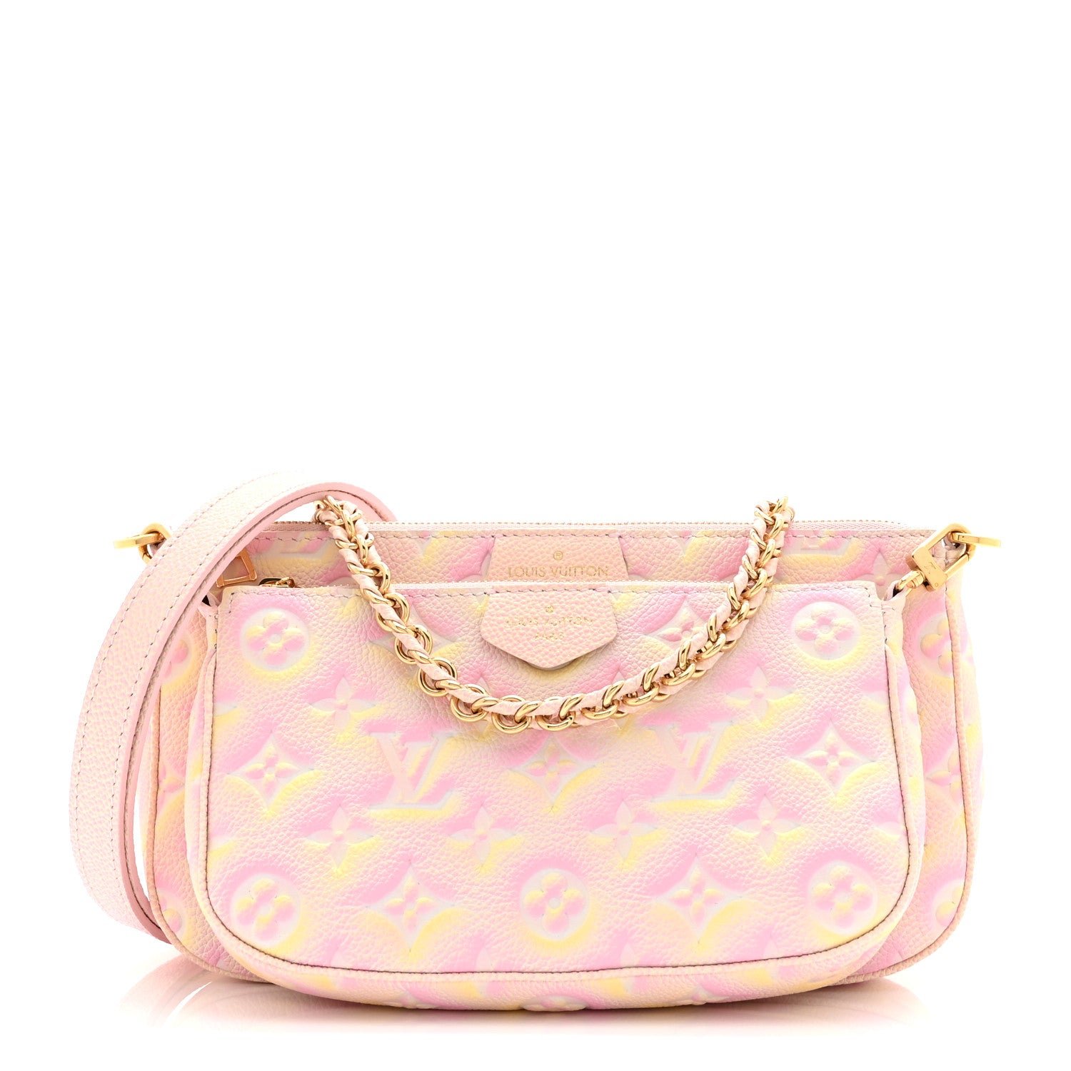 Louis Vuitton Empreinte Monogram Summer Stardust Multi Pochette Accessories Pink