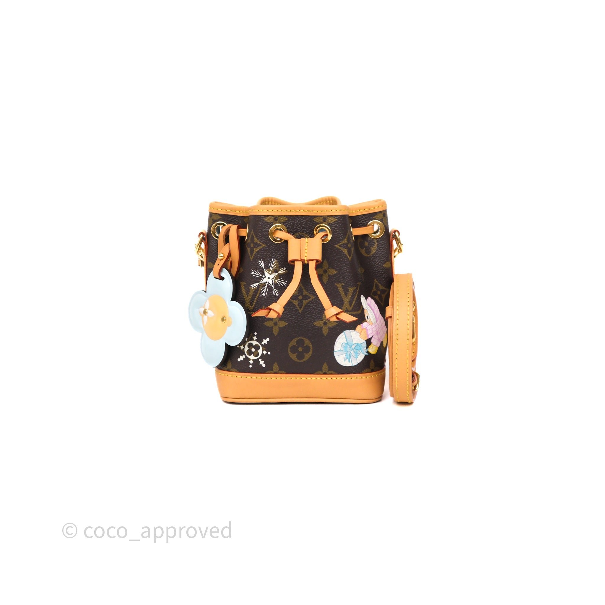 Louis Vuitton Nano Noe Monogram Vivienne Christmas Edition