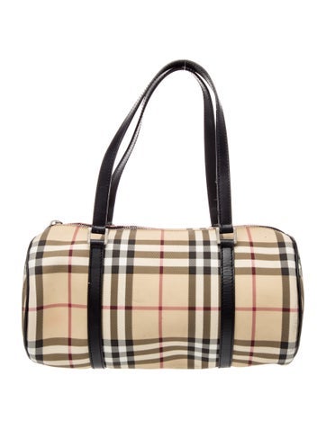 Burberry Nova Check Top Handle Bag
