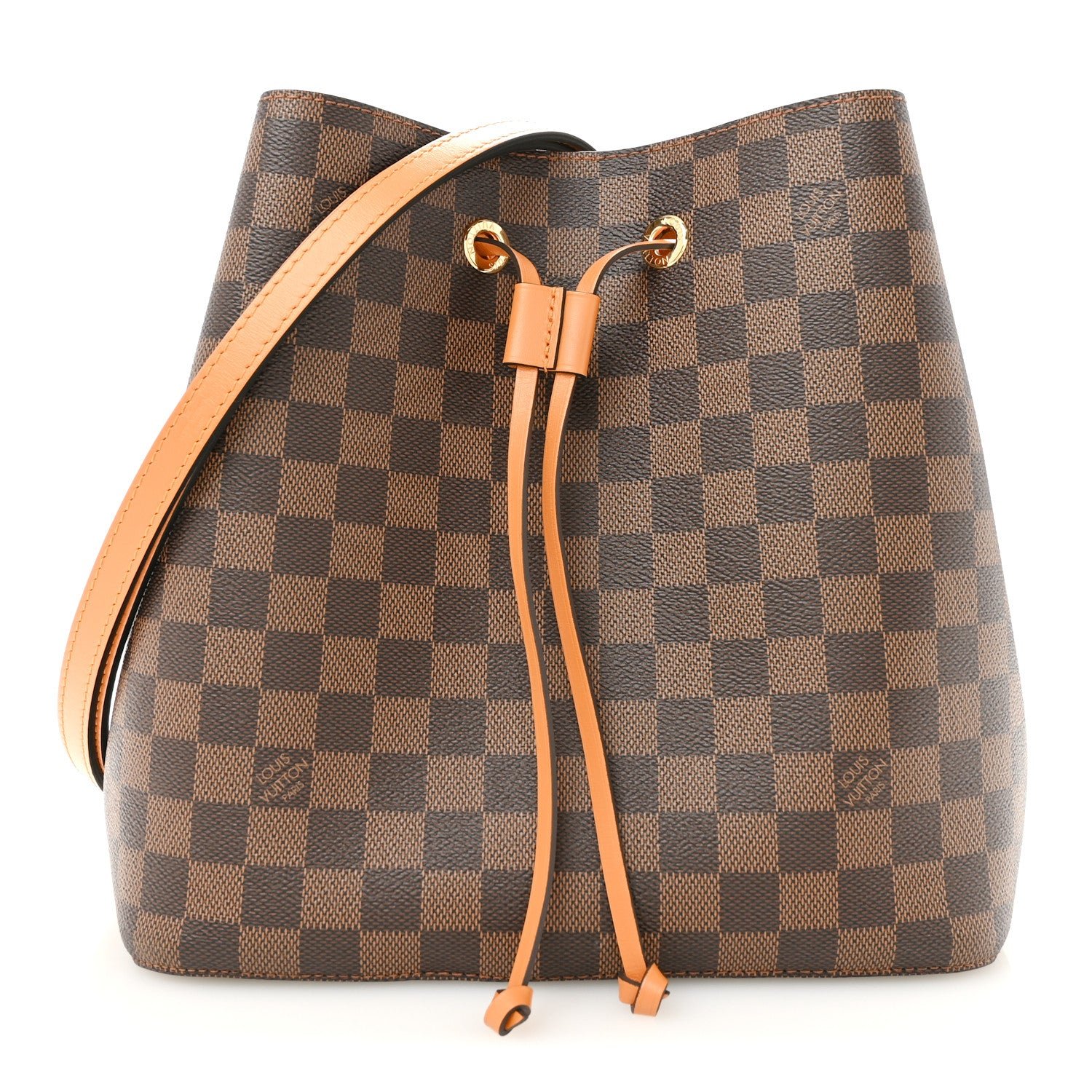 Louis Vuitton Damier Ebene Neonoe MM Safran