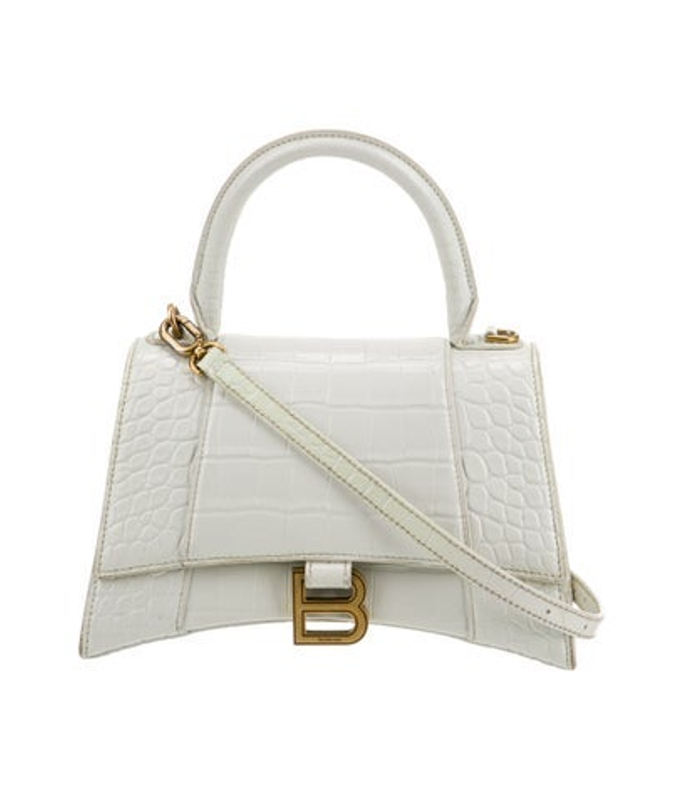 Balenciaga Crocodile Hourglass Small