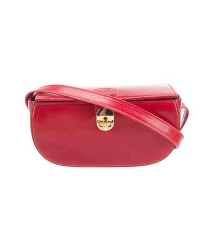Roger Vivier Vivier Leather Crossbody Bag
