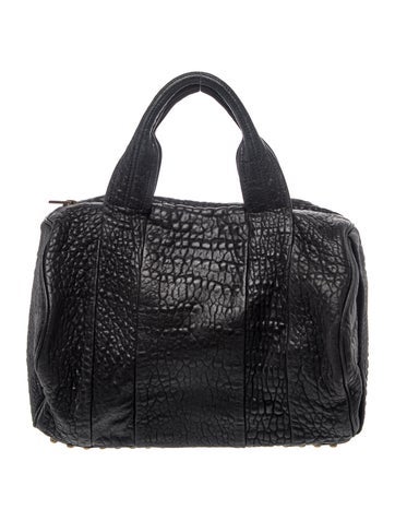 Leather Top Handle Bag