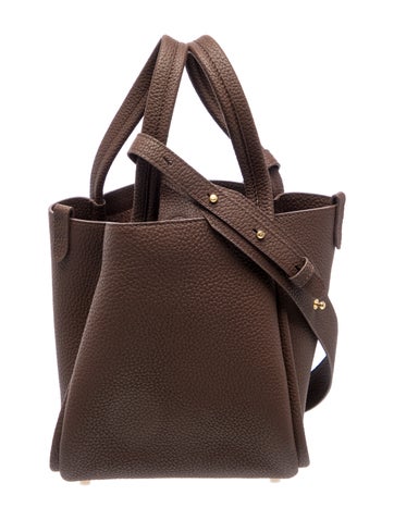 Leather Top Handle Bag Medium