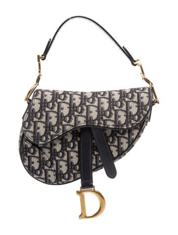 Oblique Jacquard Saddle Mini