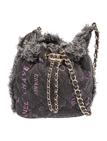 Small Denim Mood Bucket Bag