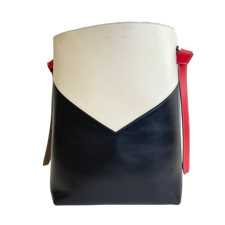 Celine Calfskin Twisted Cabas