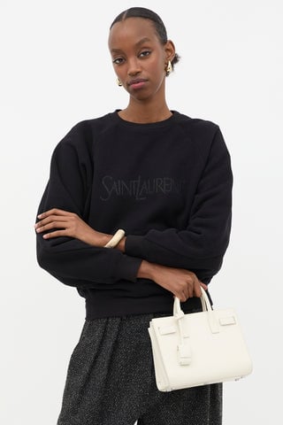 Leather Nano Sac Du Jour Bag