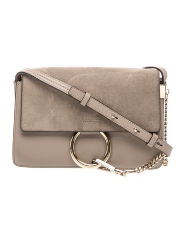 Leather Chloe Faye Shoulder Bag Small