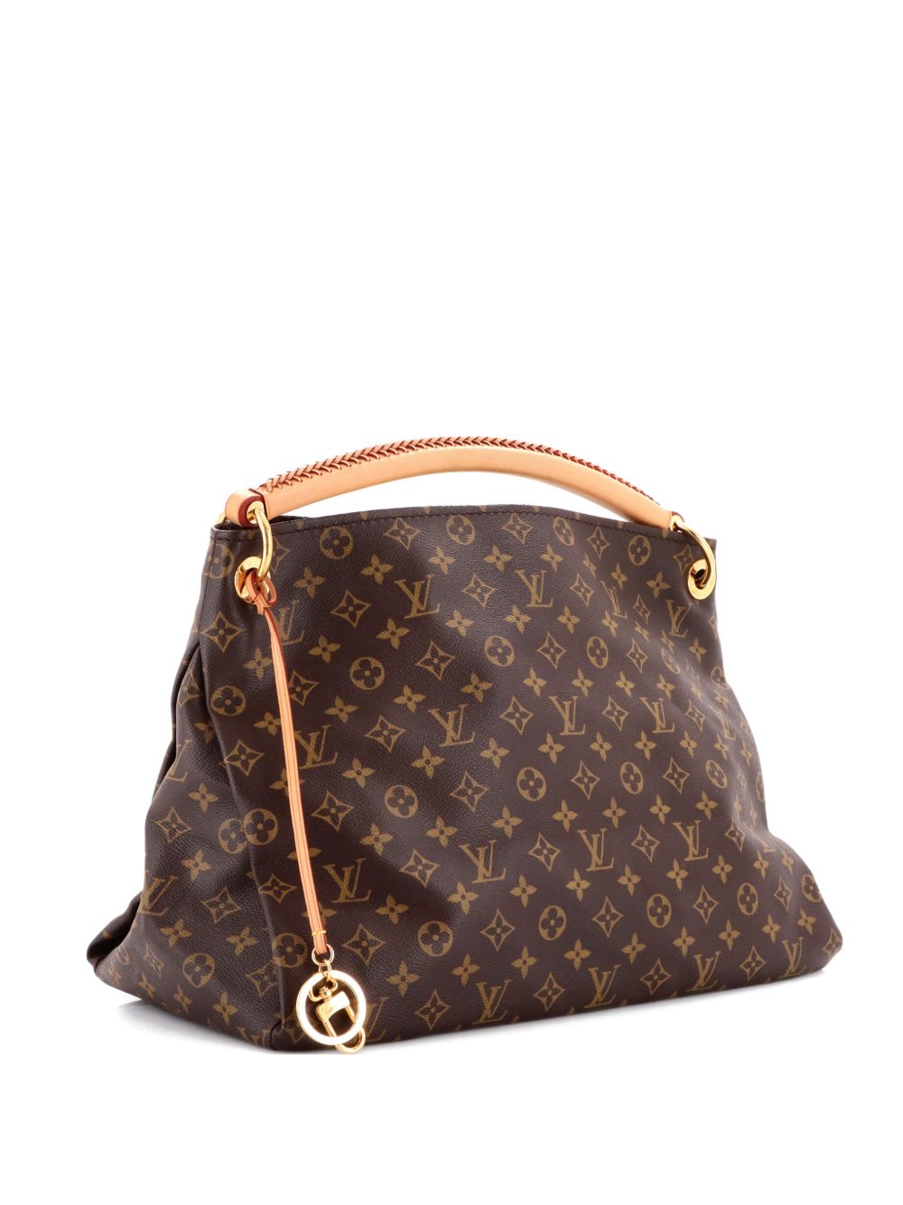 Artsy Handbag Monogram Canvas MM hobo bag