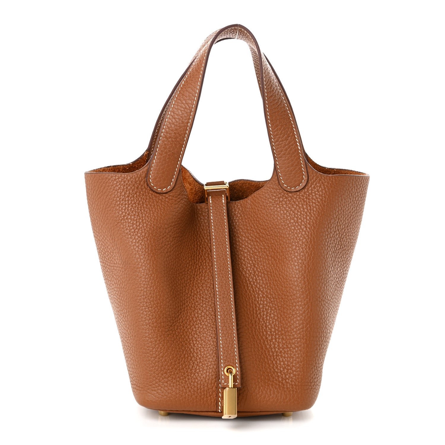 Hermes Taurillon Clemence Picotin Lock 18 PM Gold