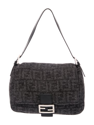Zucca FF Baguette Shoulder Bag