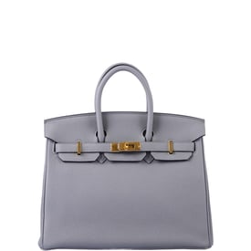 Hermes Hermès Birkin 30 Gris Mouette Togo Gold Hardware