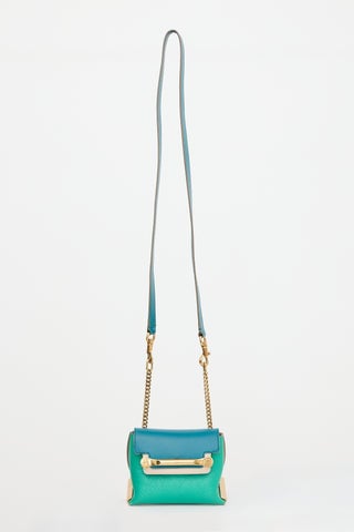 Tricolour Leather Mini Clare Bag