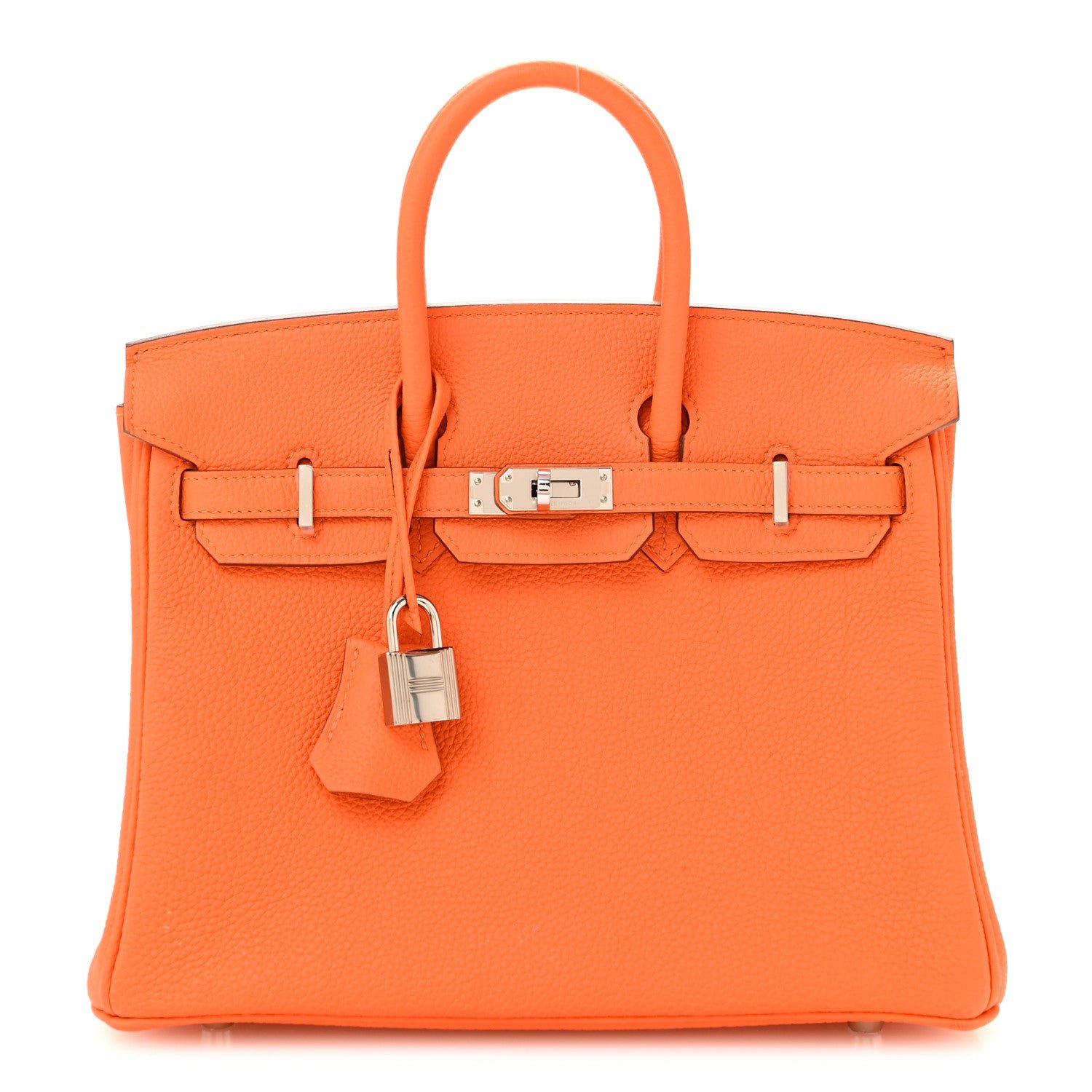 Hermes Togo Birkin 25 Orange Minium