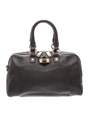 Leather Top Handle Bag