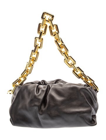 Leather Chain Pouch w/ Tags