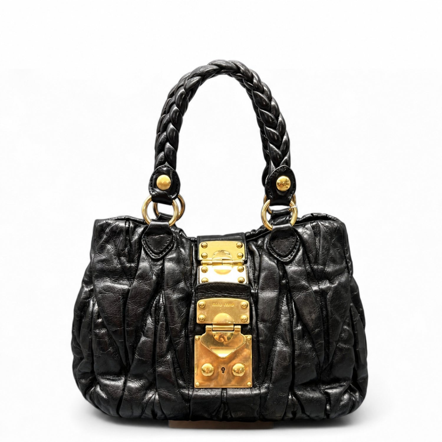 Miu Miu Calfskin Shoulder Bag