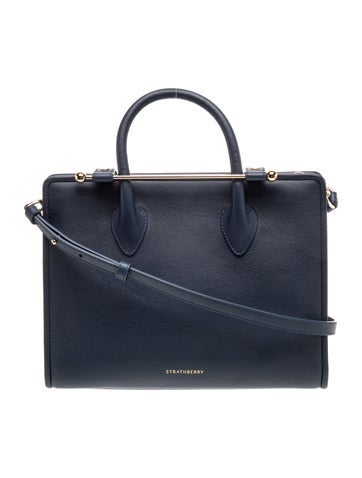 Strathberry Leather Top Handle Bag