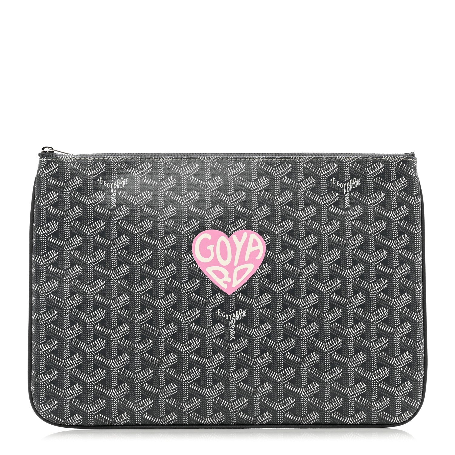 Goyard Goyardine Senat Pochette MM Grey
