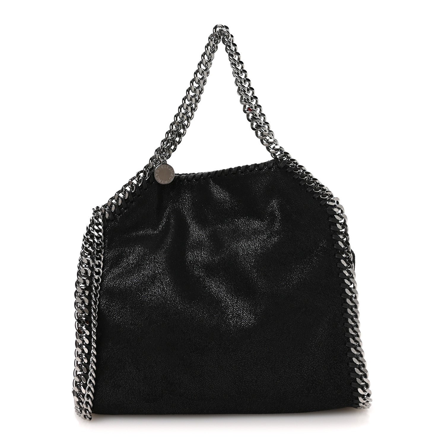 Stella McCartney Shaggy Deer Mini Falabella Tote Black