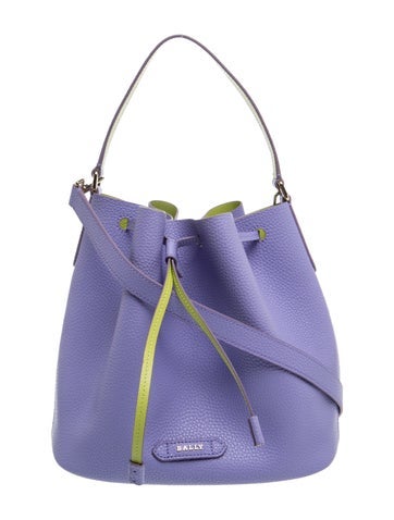 Bally Leather Bucket Bag w/ Tags
