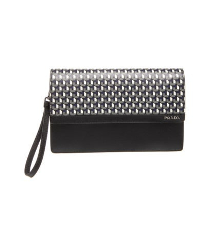 Prada Saffiano Leather Clutch