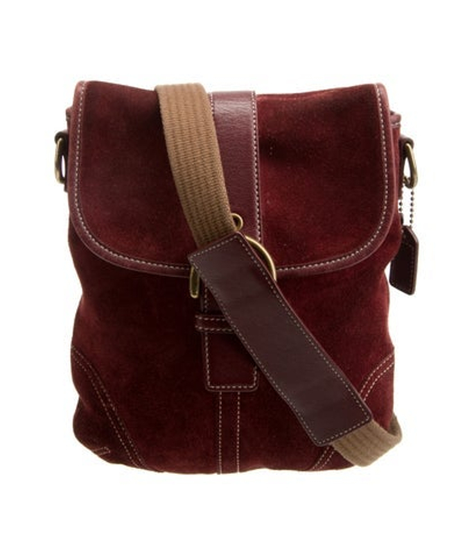 Coach Suede Messenger Bag