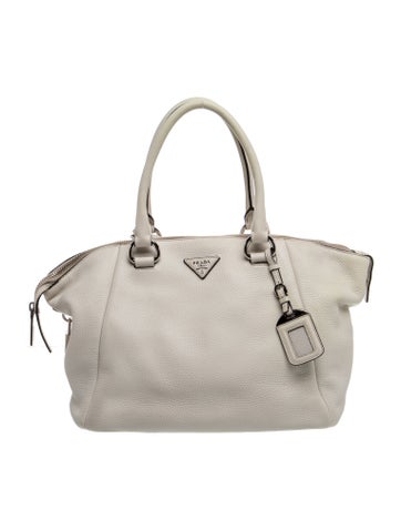 Vitello Daino Leather Top Handle Bag