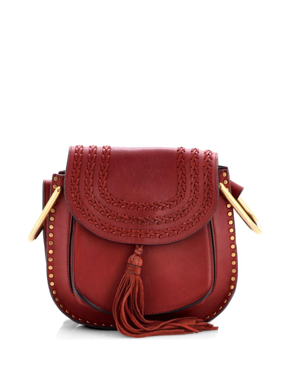 Hudson Handbag Whipstitch Leather Small crossbody bag