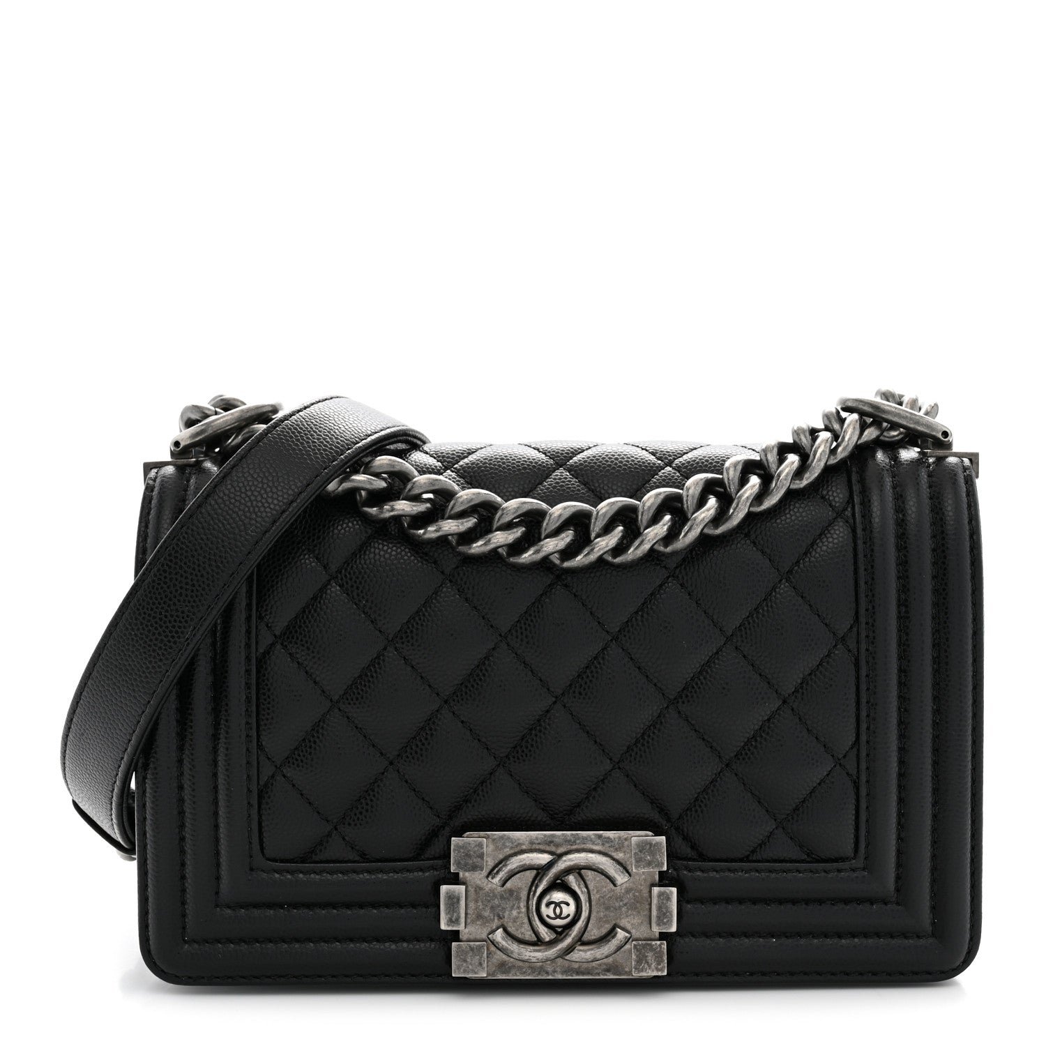 Chanel Caviar Quilted Small Boy Flap Black
