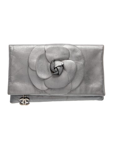 Camellia Foldover Clutch