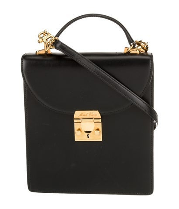 Mark Cross Cross Leather Top Handle Bag