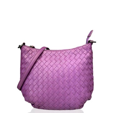 Calfskin Shoulder Bag Purple